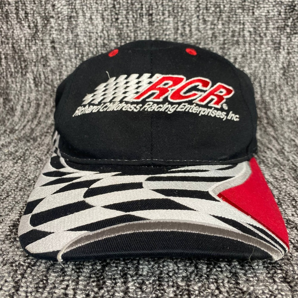 VTG RCR Richard Childress Racing Kudzu Hat Snapback Checkered Brim NASCAR Cap